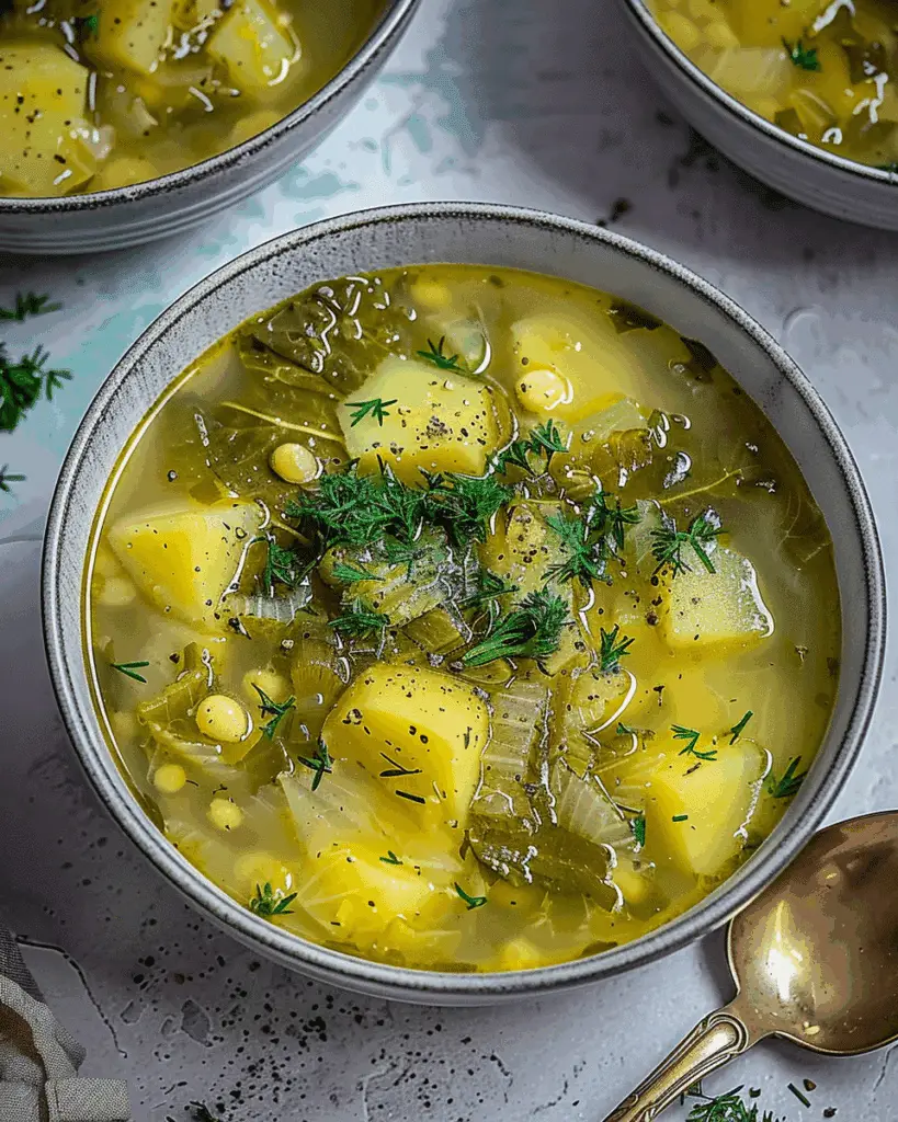 Wholesome Vegan Green Cabbage Soup with Potato Recipe