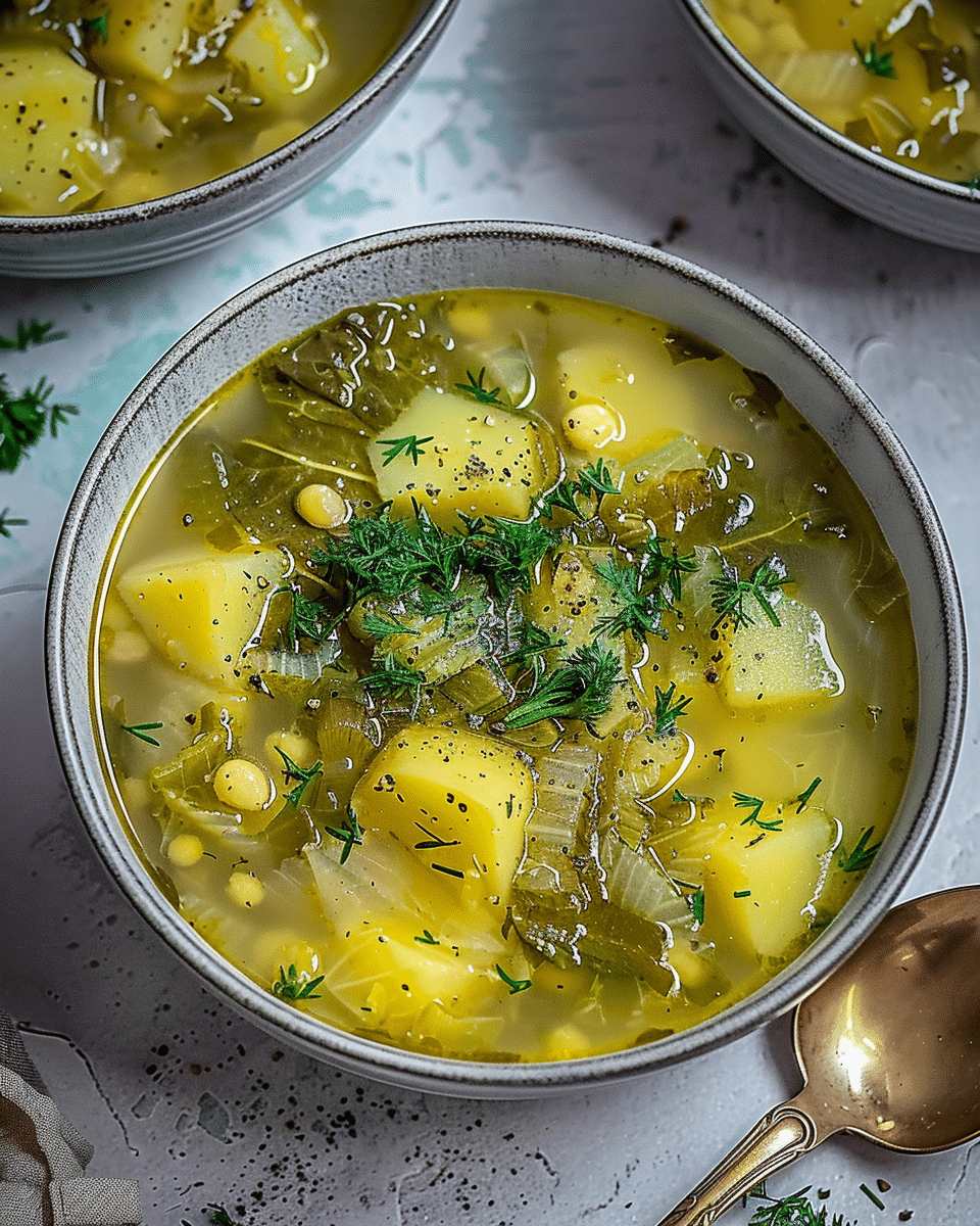 Wholesome Vegan Green Cabbage Soup with Potato Recipe