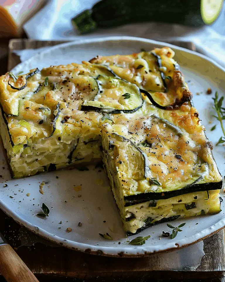 Zucchini Slice