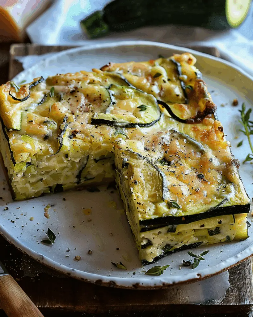 Zucchini Slice