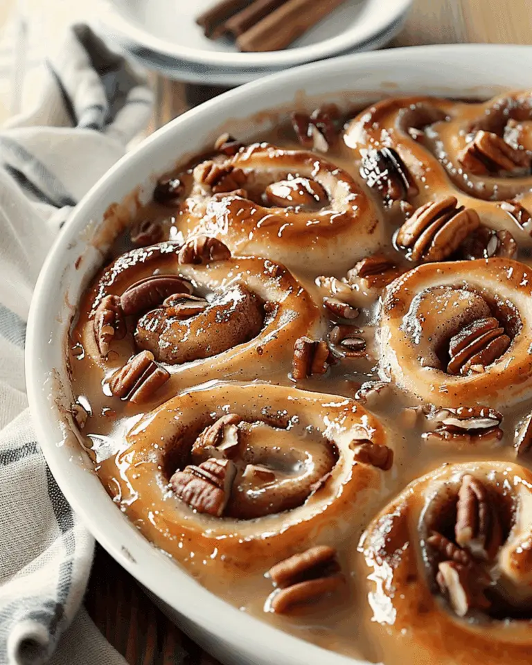 Apple Pecan Cinnamon Roll Bake