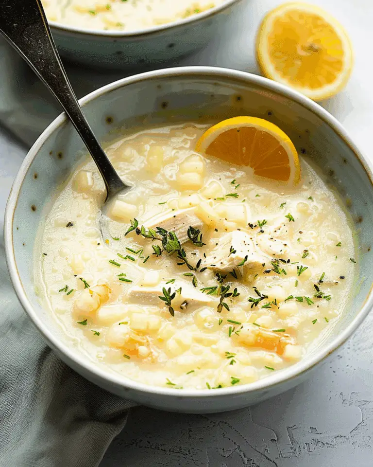 Avgolemono Soup