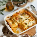 Baked Ravioli with Creamy Pumpkin Sauce