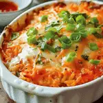 Cheesy Kimchi Rice Bake
