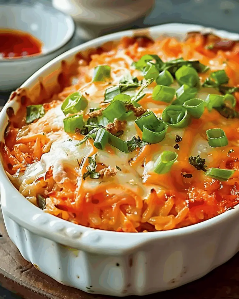 Cheesy Kimchi Rice Bake