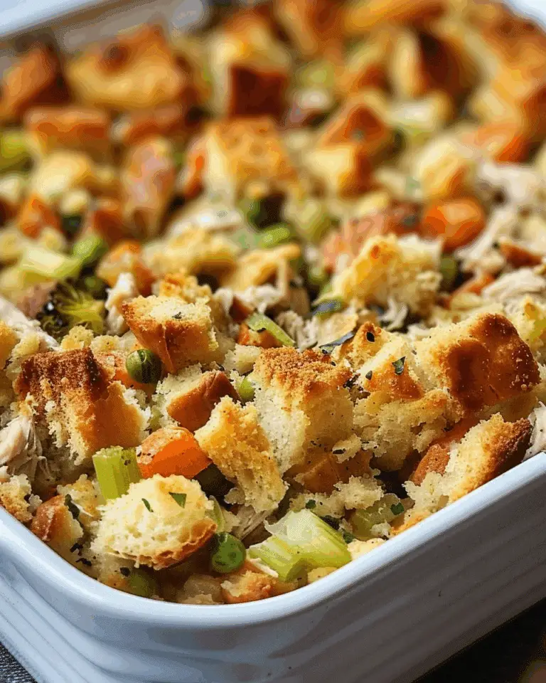 Chicken Stuffing Casserole