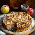Cinnamon Apple Crumble Cake