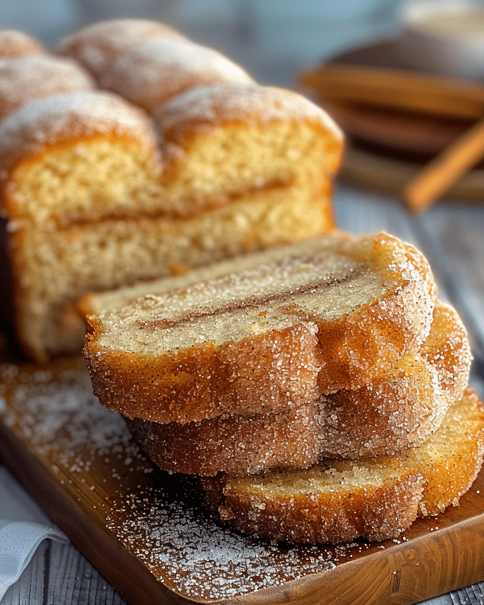 Delightful Cinnamon Sugar Donut Bread