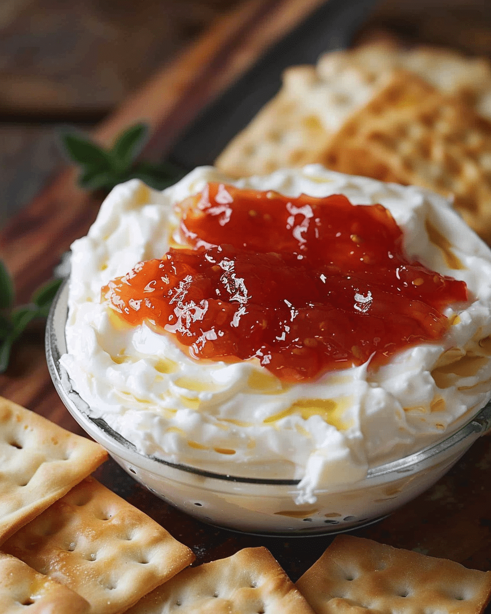 Cream Cheese Pepper Jelly Party Dip