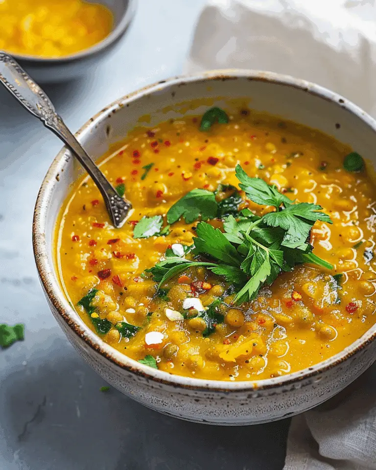 Detox Turmeric Lentil Soup