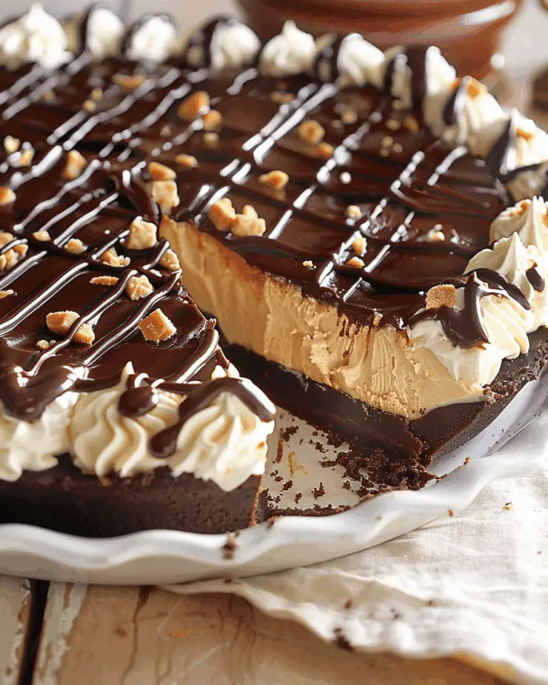 Fabulous Hot Fudge Peanut Butter Pie