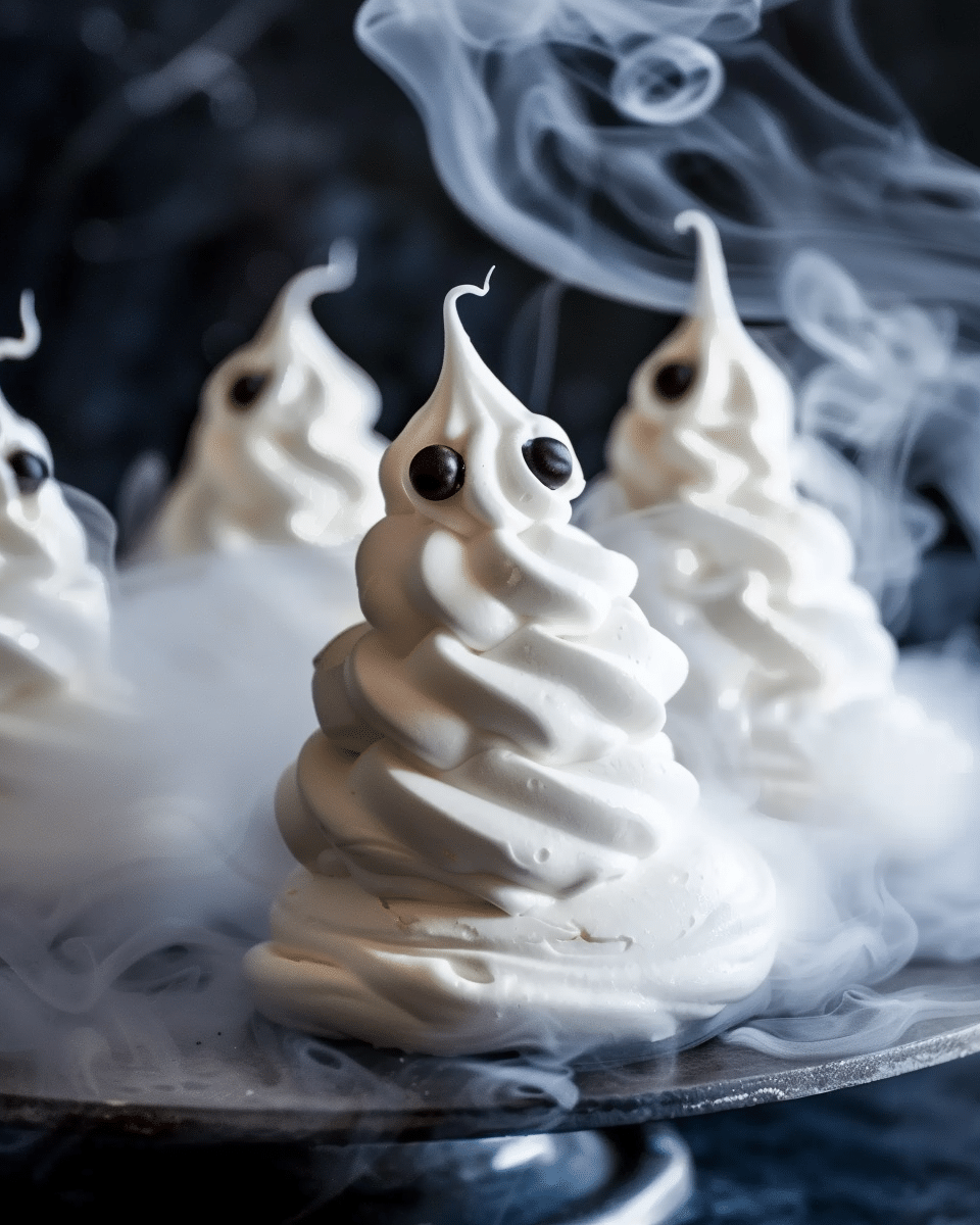 Ghost Meringues