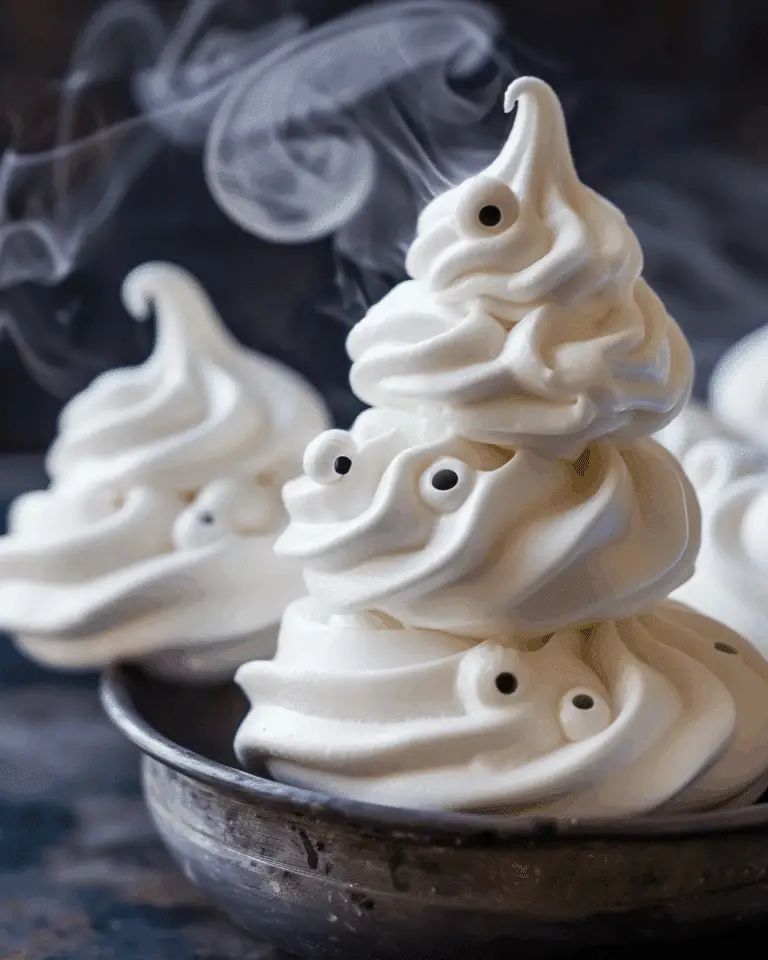 Ghost Meringues