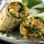 Herbed Quinoa Breakfast Wraps