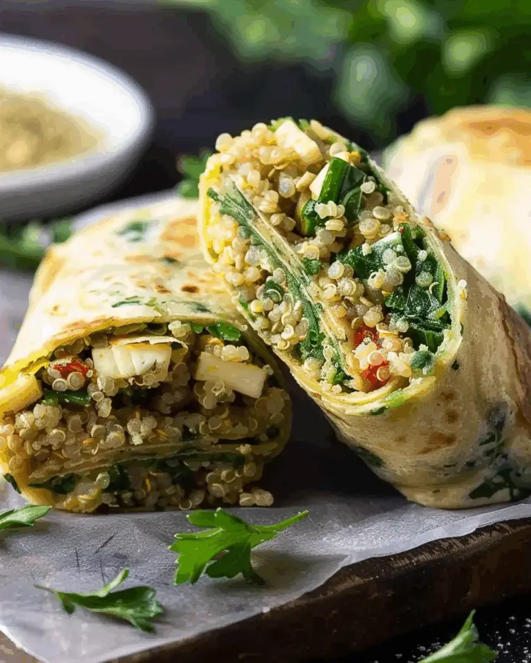 Herbed Quinoa Breakfast Wraps