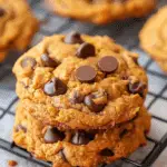 High Protein Kodiak Cake Pumpkin Chocolate Chip Cookies