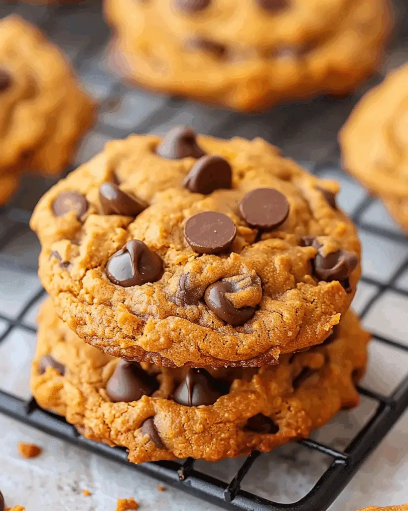 High Protein Kodiak Cake Pumpkin Chocolate Chip Cookies