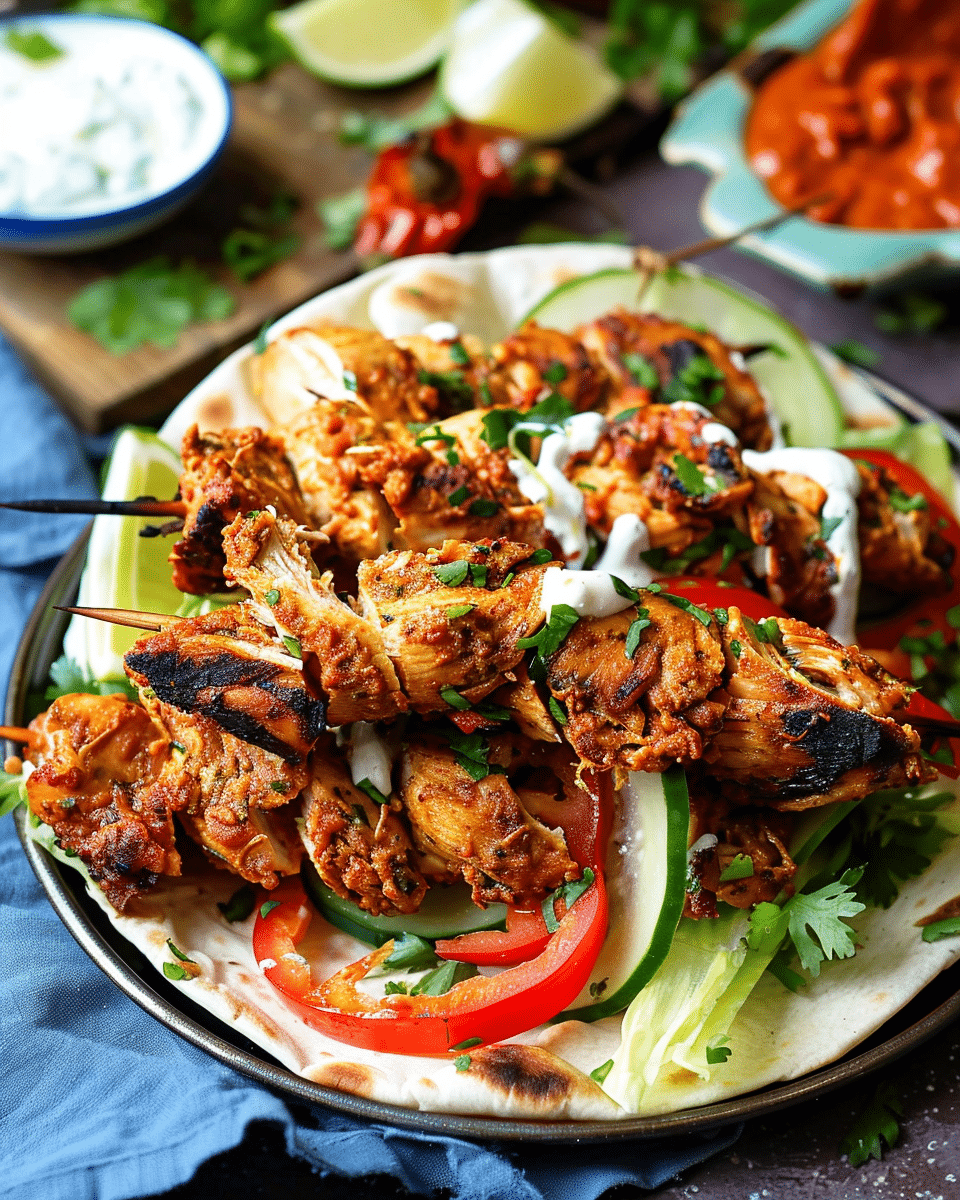 Homemade Chicken Doner Kebab