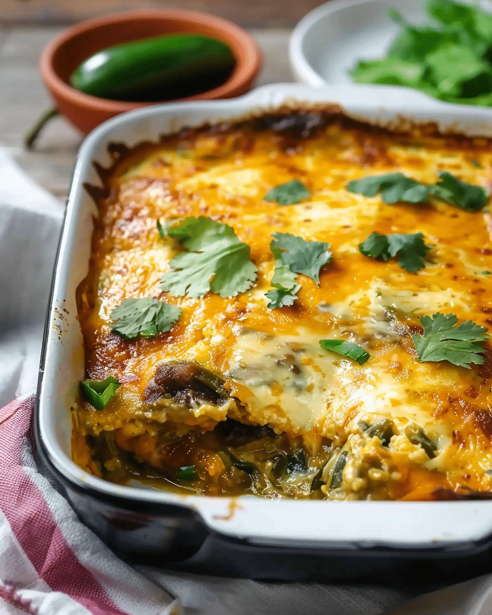 Homemade Chile Relleno Casserole