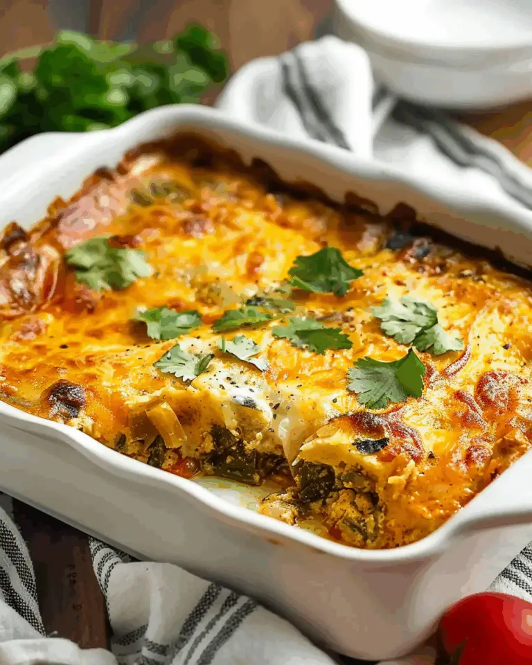 Homemade Chile Relleno Casserole