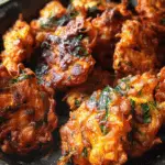 Indian Vegetable Pakora Fritters
