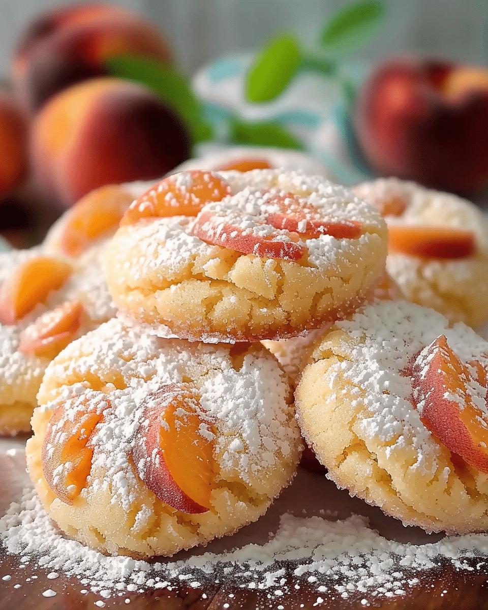 Italian Peach Summer Cookies