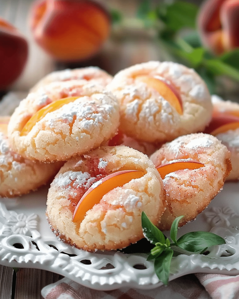 Italian Peach Summer Cookies