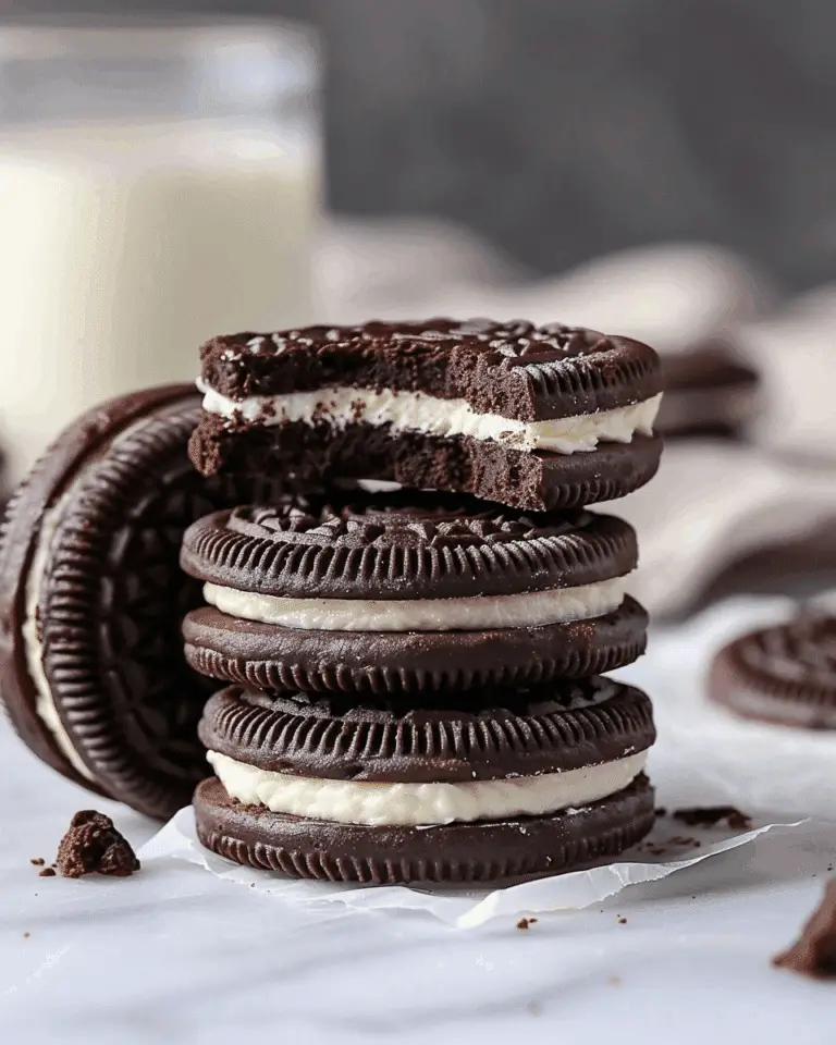 Gluten Free & Keto Oreo Cookies
