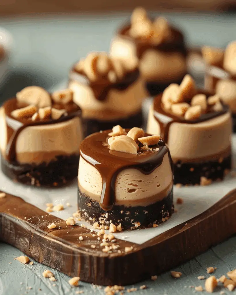 No-Bake Peanut Butter Cheesecake Bites