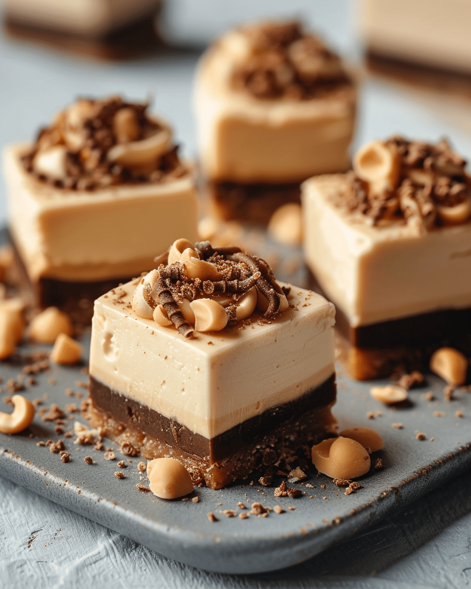 No-Bake Peanut Butter Cheesecake Bites
