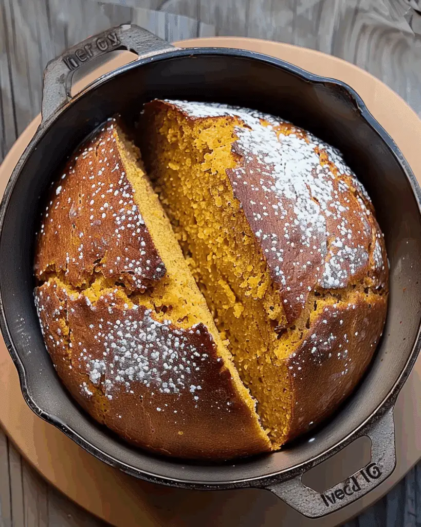 Perfect Dutch Oven Pumpkin Bread