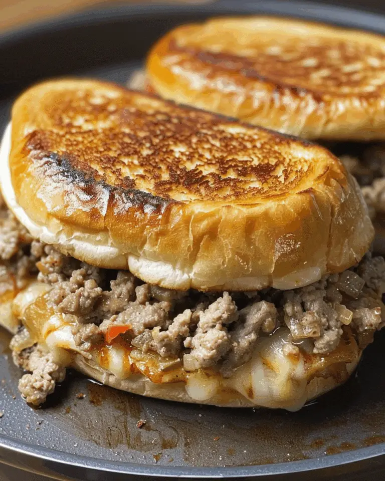 Philly Cheesesteak Sloppy Joes
