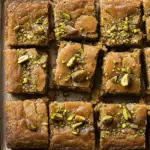 Pistachio Butter Blondies
