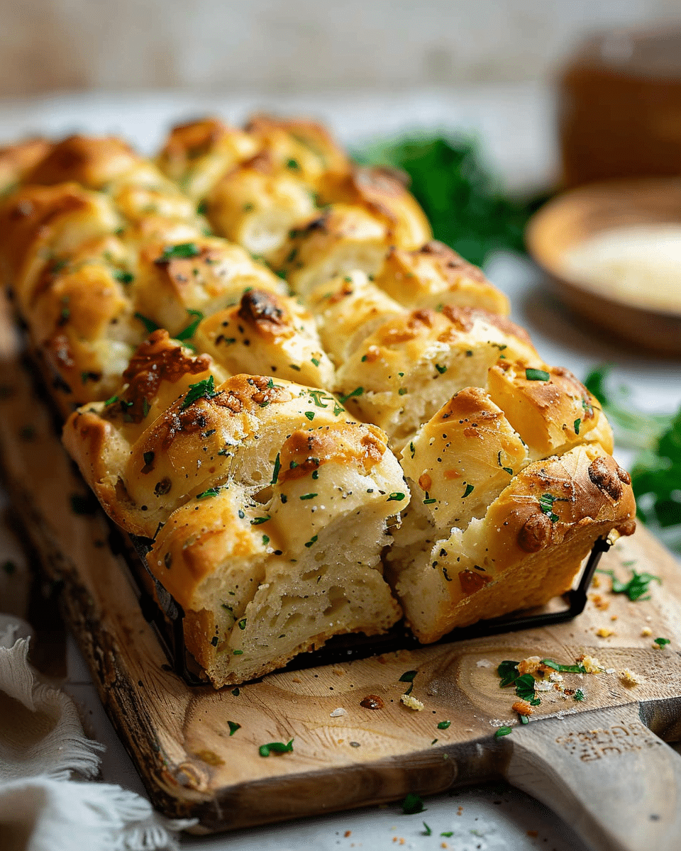 Pull Apart Garlic Bread