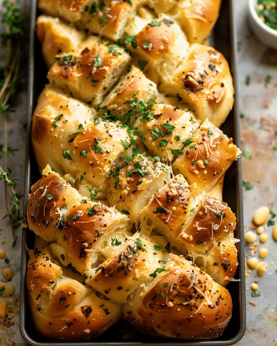 Pull Apart Garlic Bread