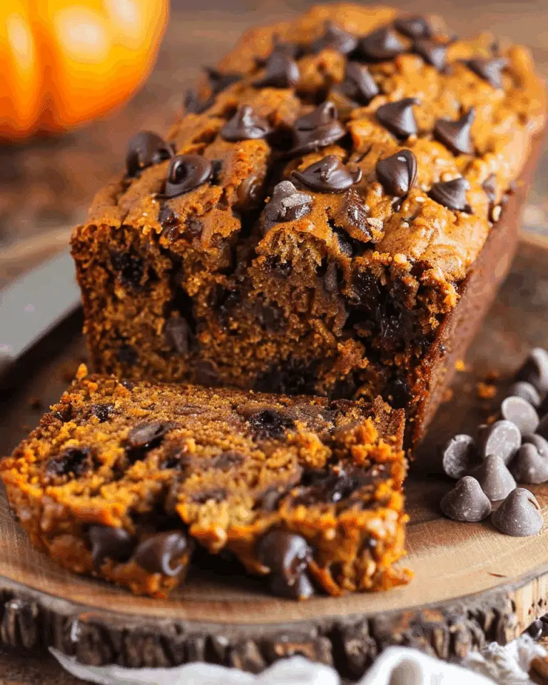 Pumpkin Chip Banana Bread