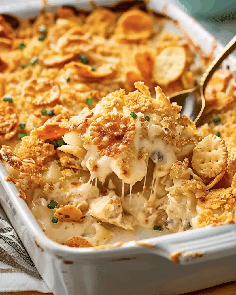 Ritz Cracker Chicken Casserole