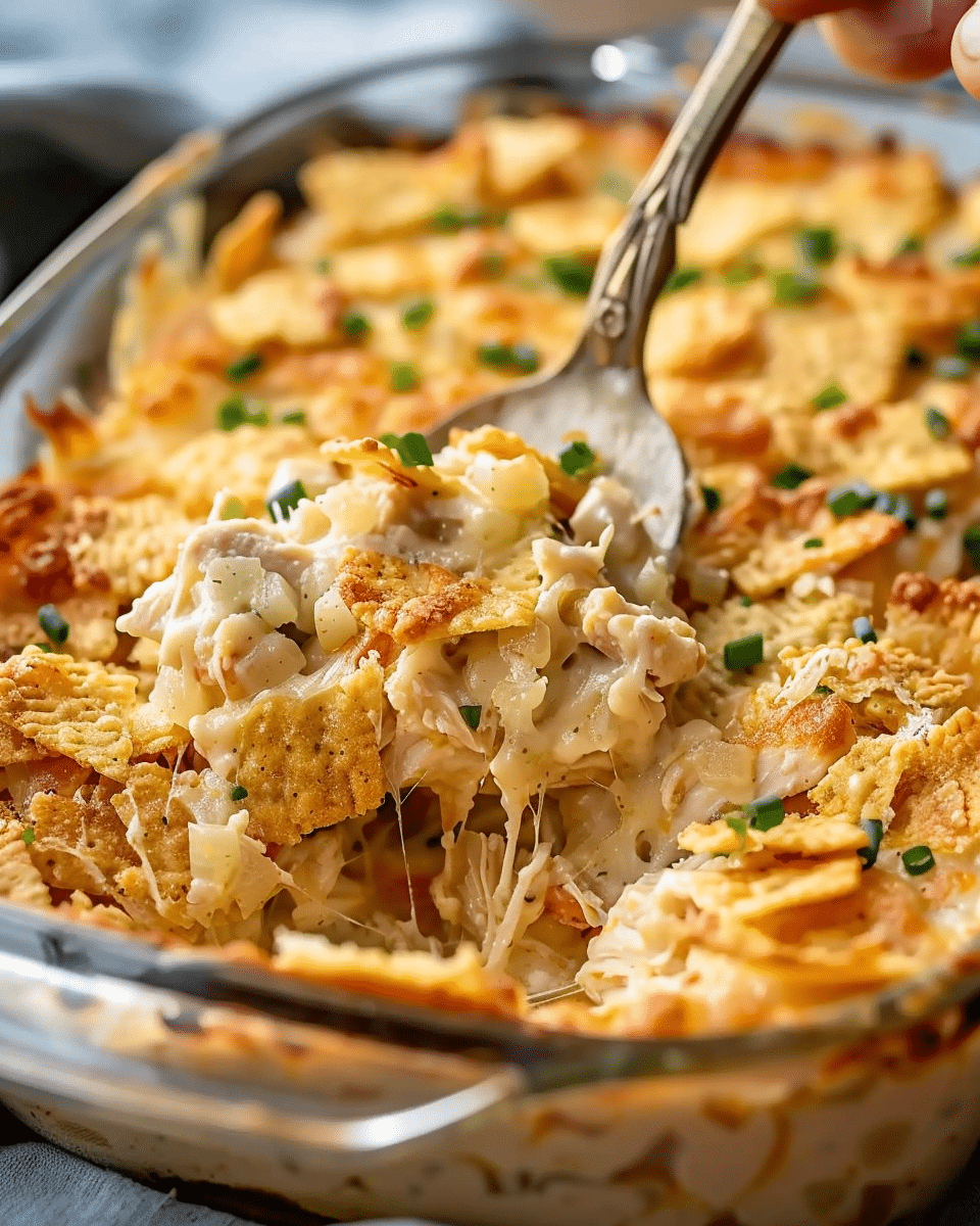 Ritz Cracker Chicken Casserole