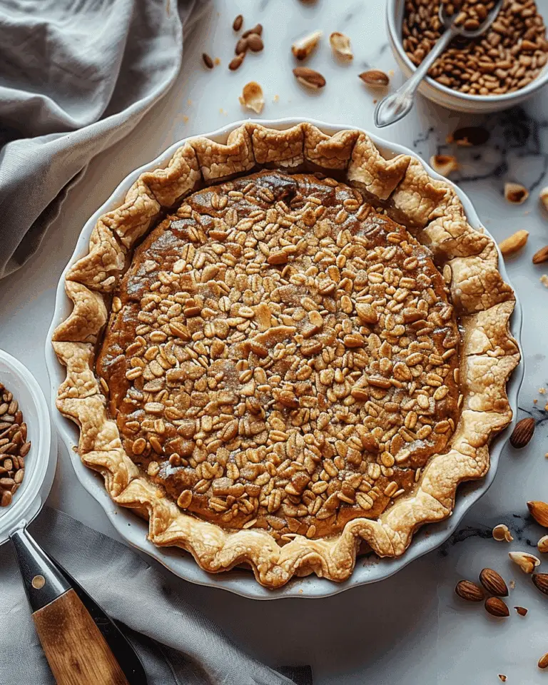 Sunflower Seed Pie