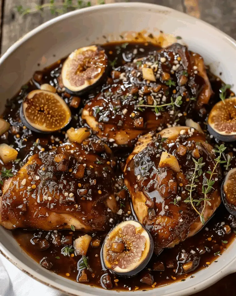 Tender Balsamic Fig Chicken