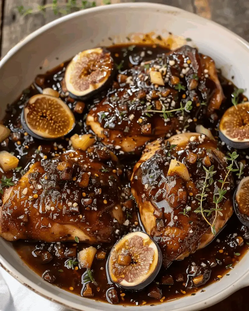 Tender Balsamic Fig Chicken