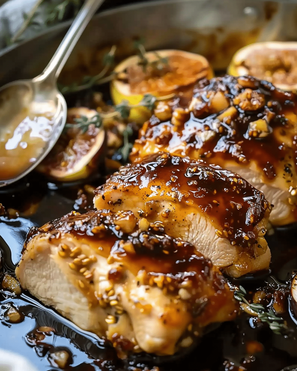 Tender Balsamic Fig Chicken