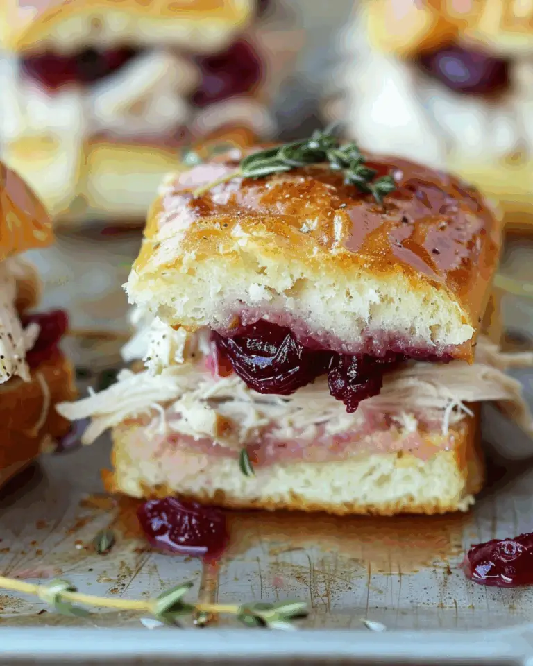 Turkey Cranberry Sliders