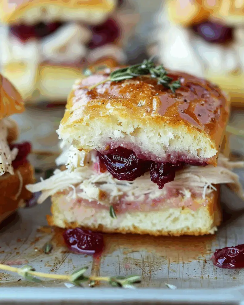 Turkey Cranberry Sliders