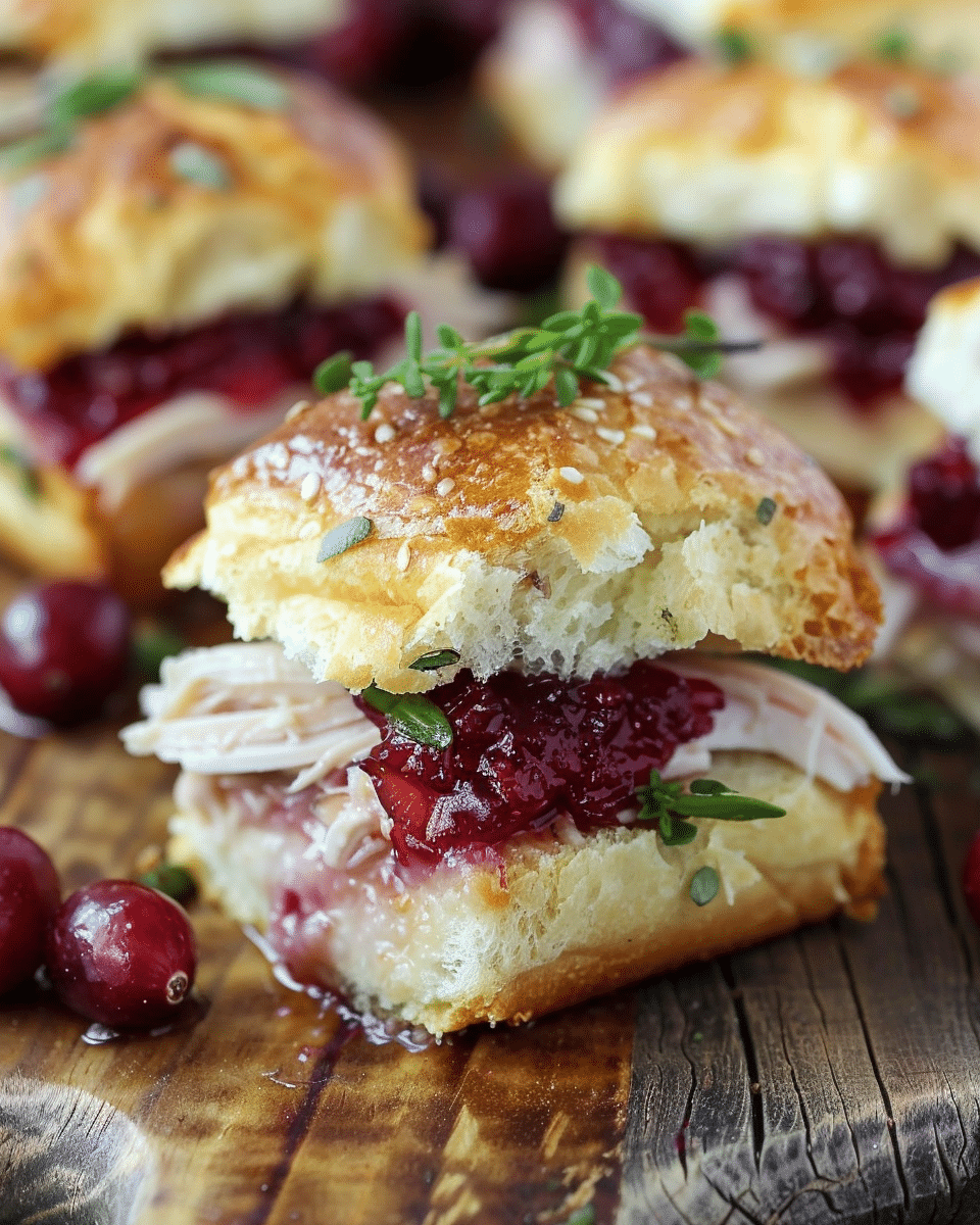 Turkey Cranberry Sliders