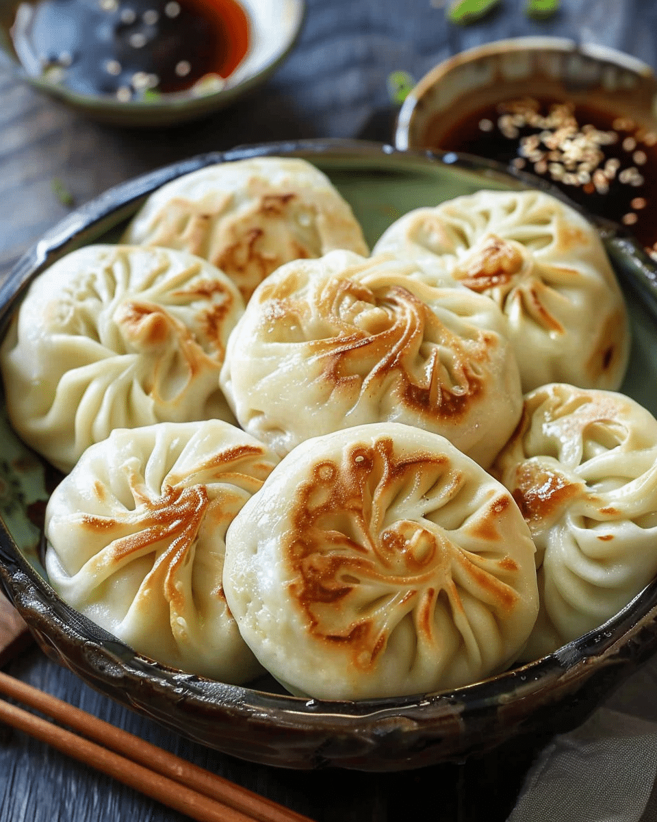 Vegan Pan-Fried Buns (Sheng Jian Bao, 生煎包)
