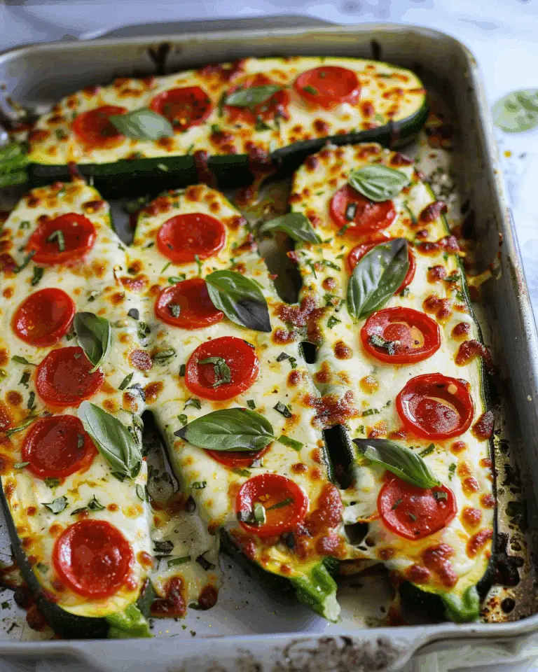 Zucchini Pizza Boats