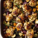 Air Fryer Greek Chicken Traybake