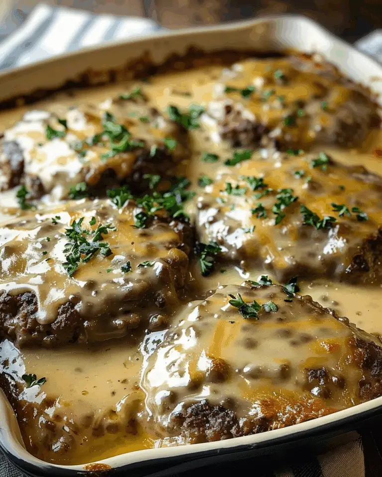 Amish Hamburger Steak Bake