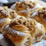 Apple Cheesecake Crumble Buns